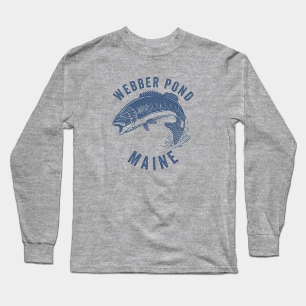 Webber Pond Maine Long Sleeve T-Shirt by Eureka Shirts